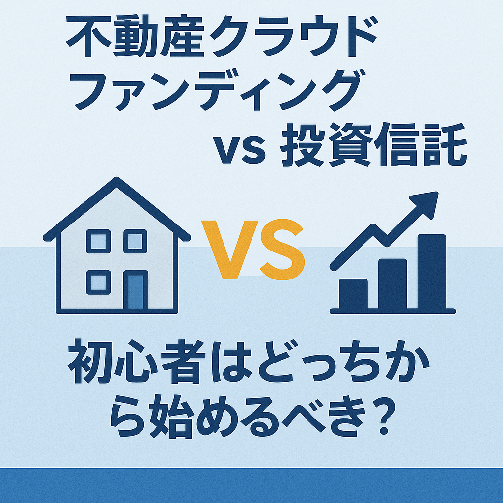 不動産クラウドファンディングと投資信託の違いを徹底比較｜初心者におすすめなのはどっち？