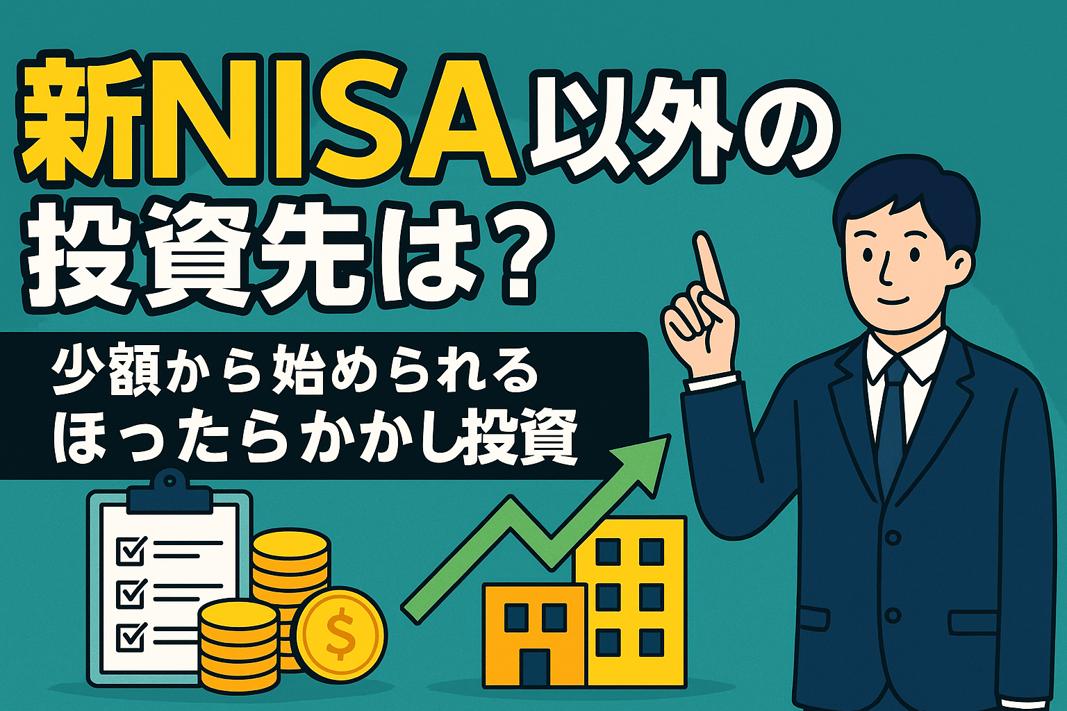 新NISA以外の投資先は？少額から始められるほったらかし投資を解説