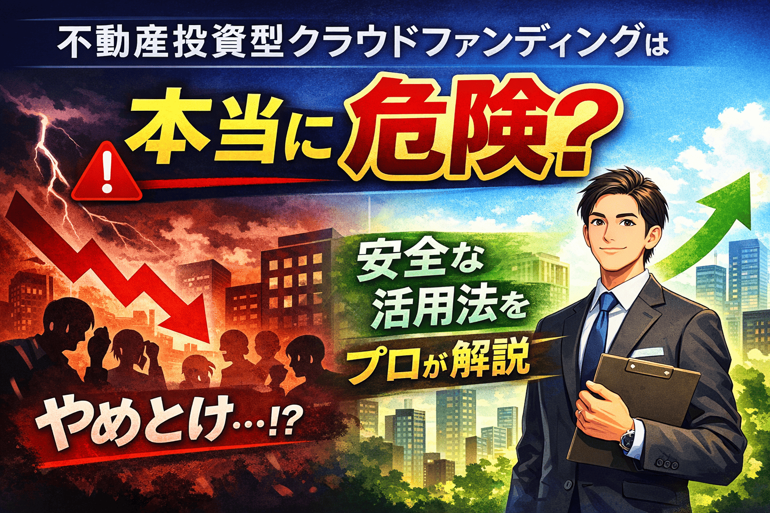 不動産投資型クラウドファンディングは本当に危険？やめとけと言われる理由と安全な使い方をプロが解説