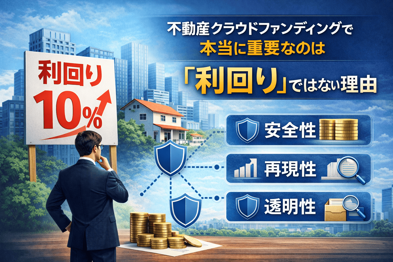 不動産投資型クラウドファンディングで本当に重要なのは「利回り」ではない理由｜プロが解説する3つの判断基準