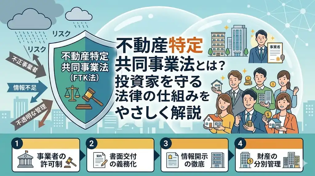 不動産特定共同事業法とは？投資家を守る法律の仕組みをやさしく解説