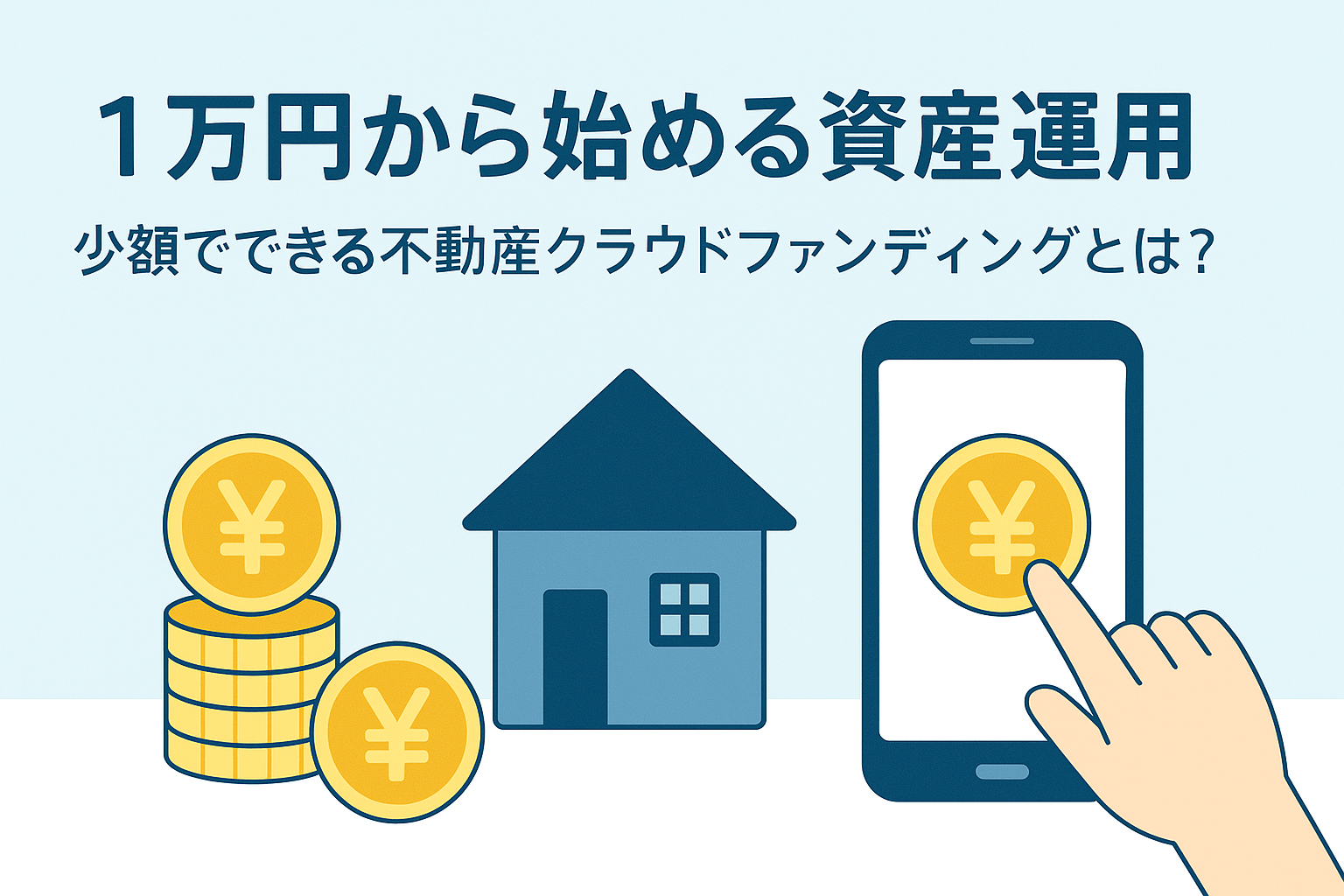 1万円から始める資産運用｜少額投資でできる不動産投資型クラウドファンディングの仕組みと魅力を解説